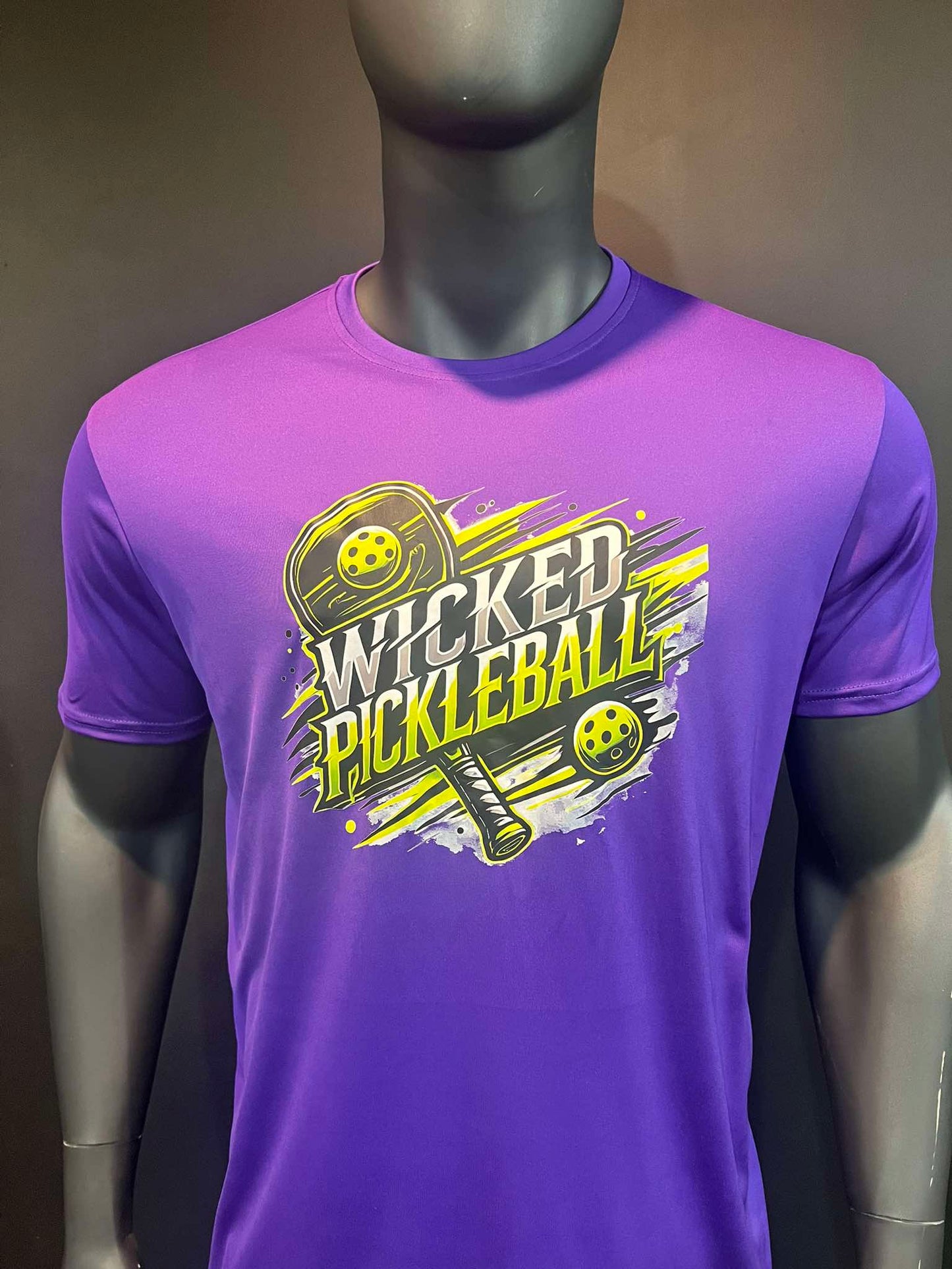 Wicked Pickleball T-Shirt Purple Men’s