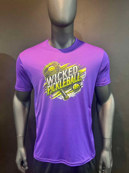 Wicked Pickleball T-Shirt Purple Men’s